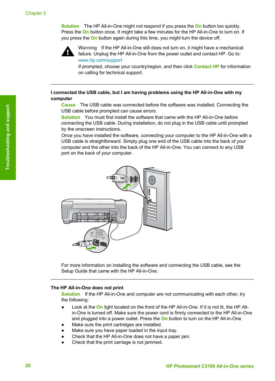 HP C4680 User Manual | Page 23 / 35