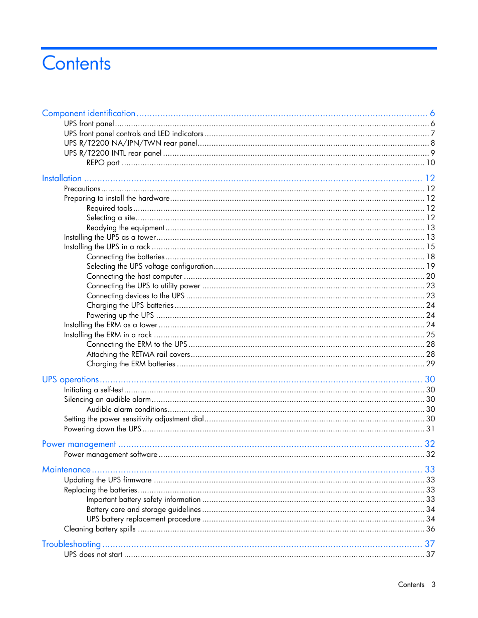 HP T2200 User Manual | Page 3 / 55