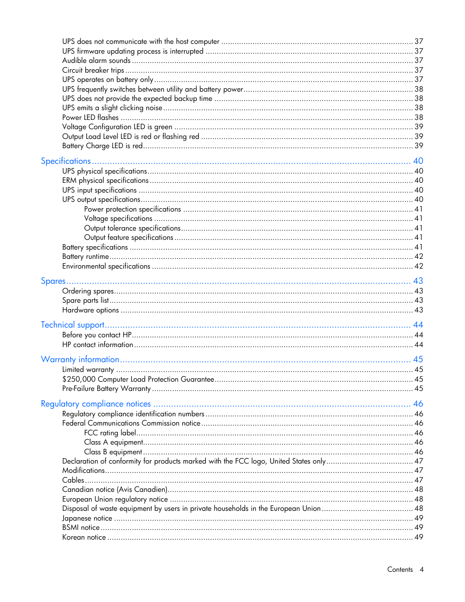 HP T2200 User Manual | Page 4 / 55
