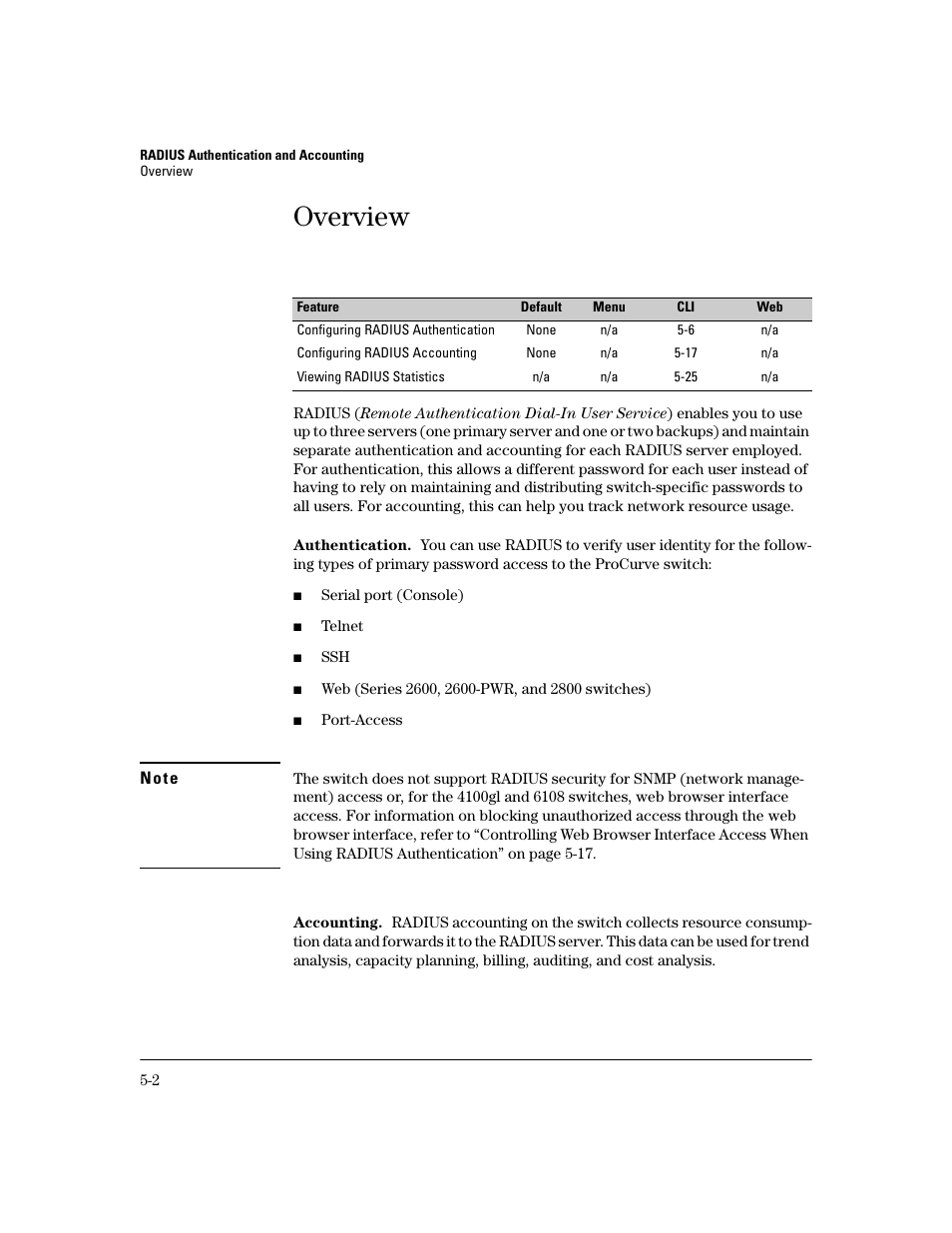 Overview, Overview -2 | HP 2600 Series User Manual | Page 102 / 306