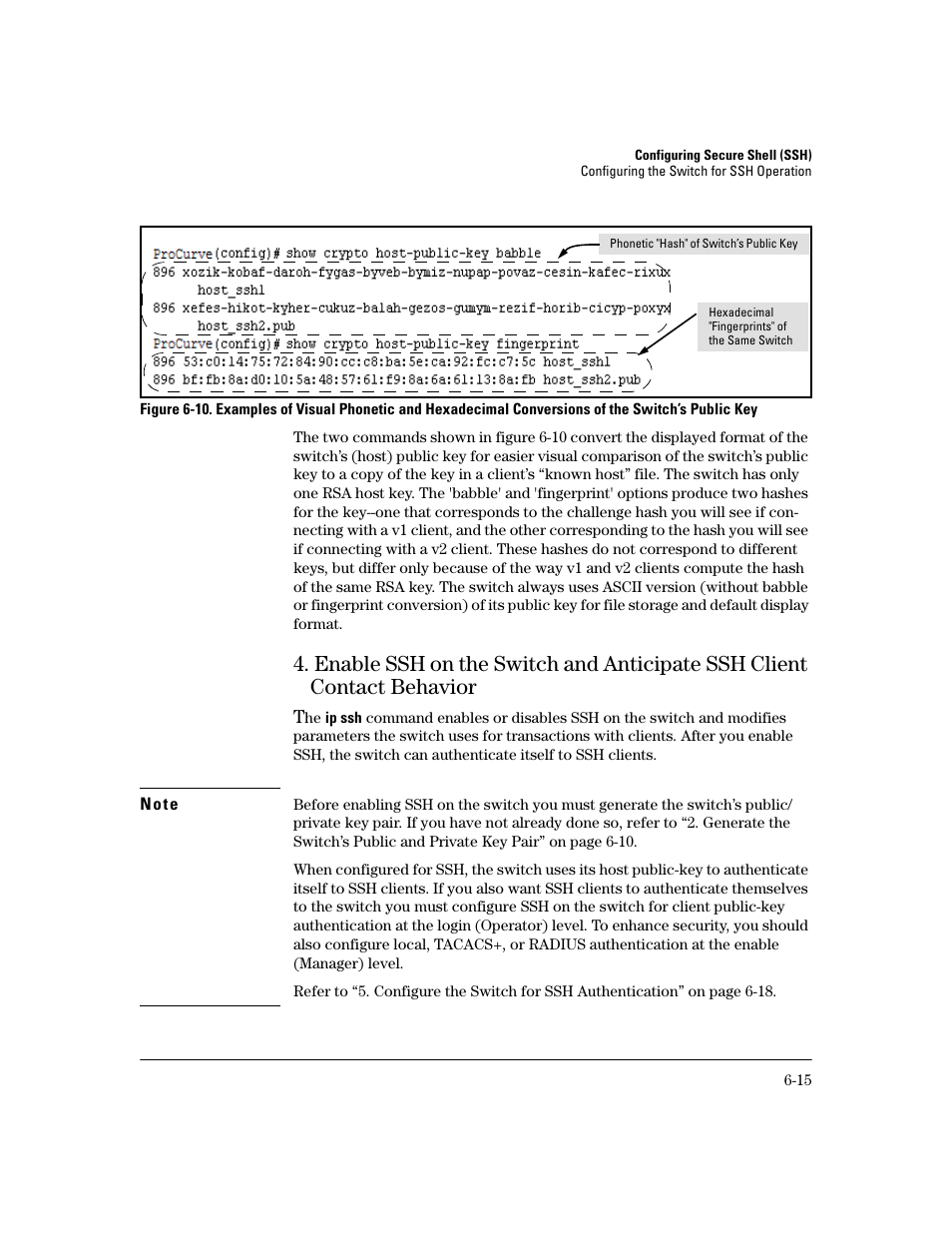 E 6-15) | HP 2600 Series User Manual | Page 147 / 306