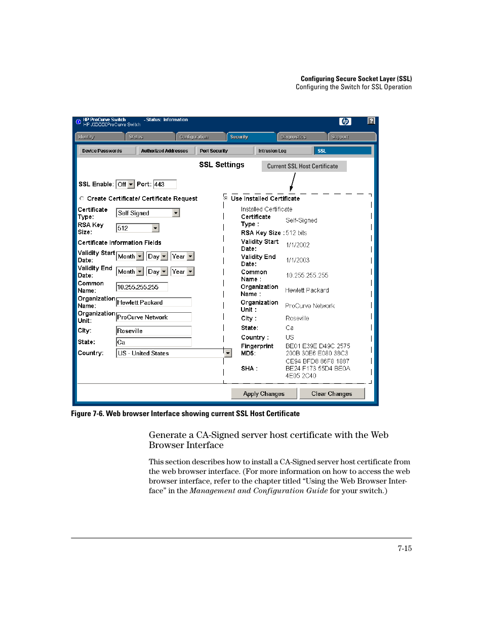 HP 2600 Series User Manual | Page 175 / 306