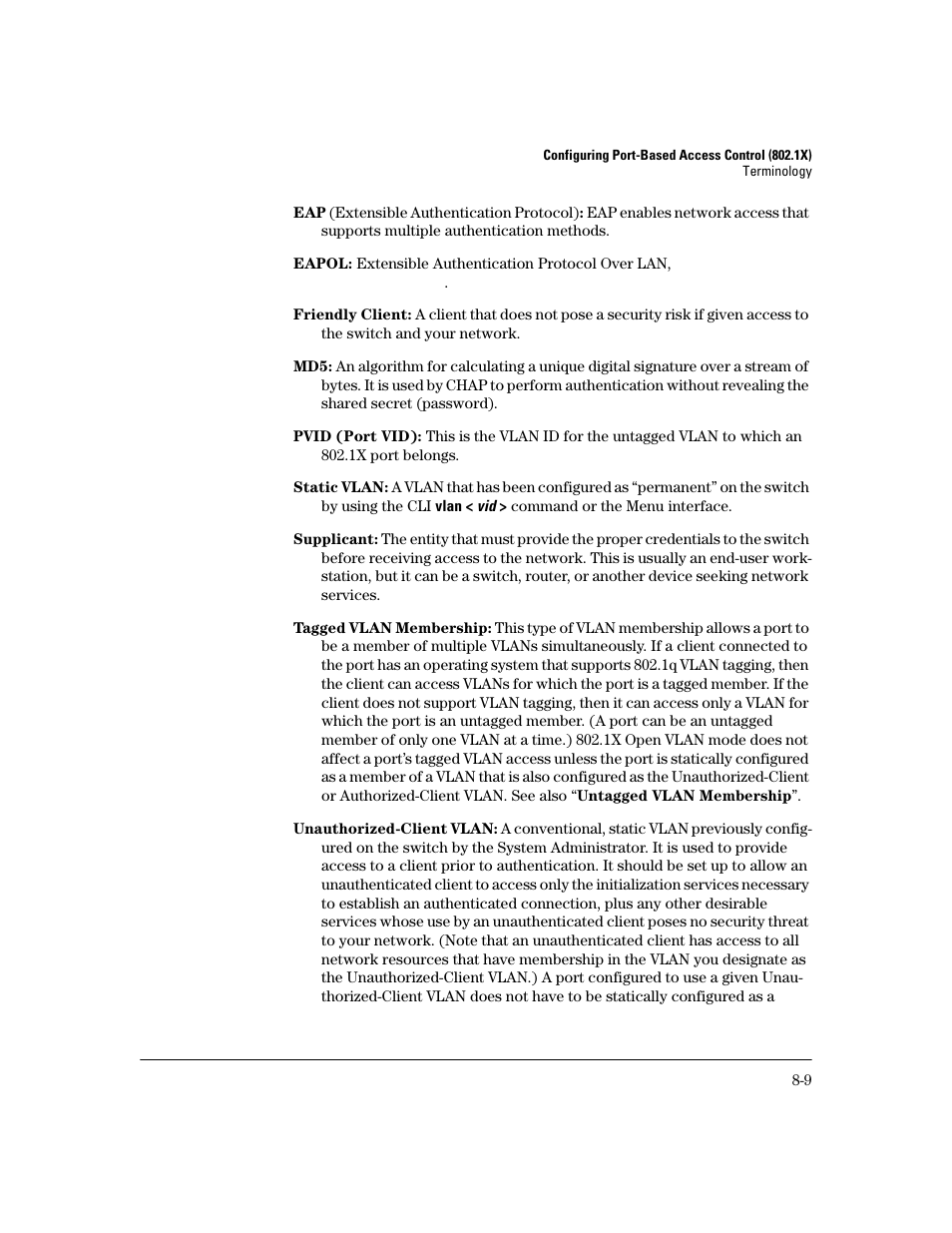 HP 2600 Series User Manual | Page 191 / 306