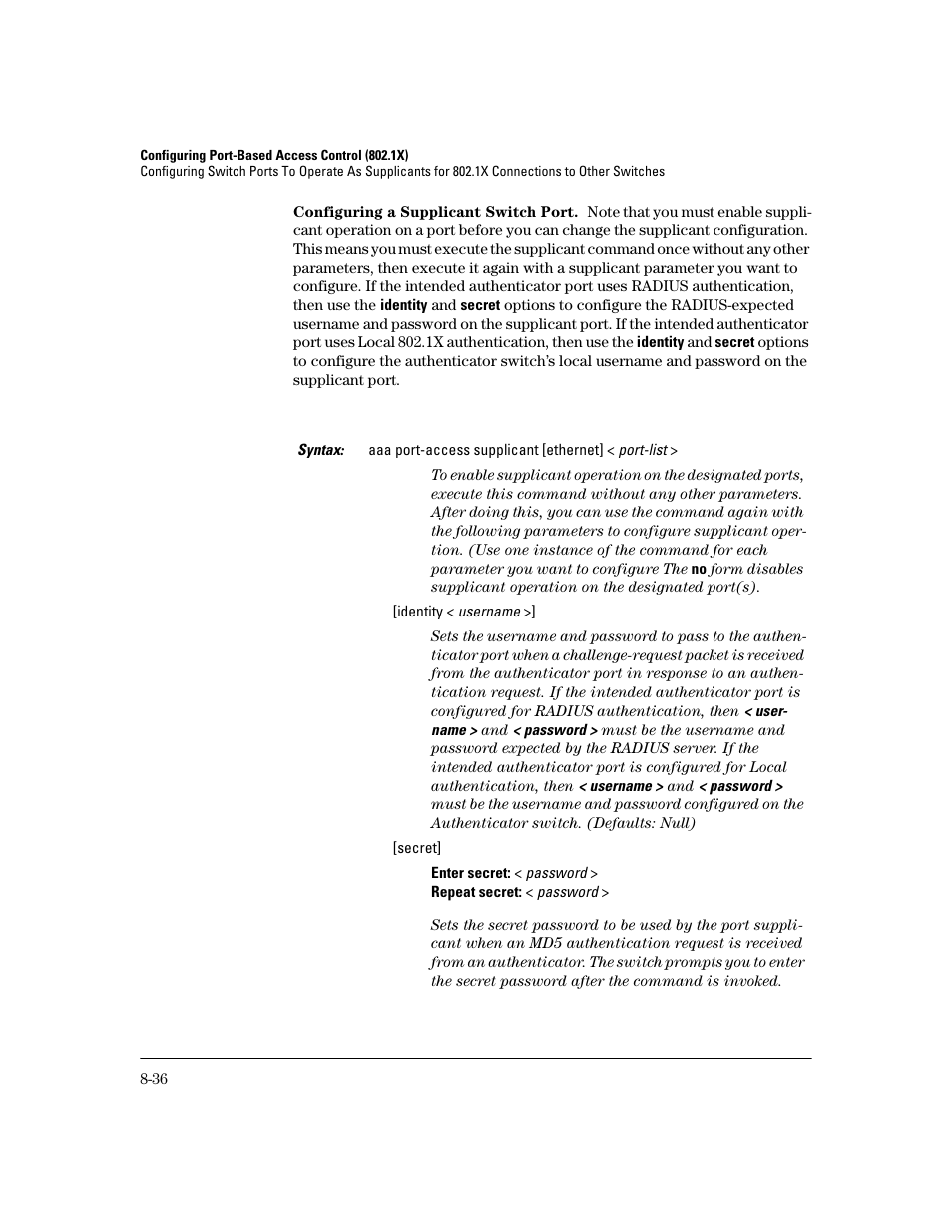E 8-36 | HP 2600 Series User Manual | Page 218 / 306