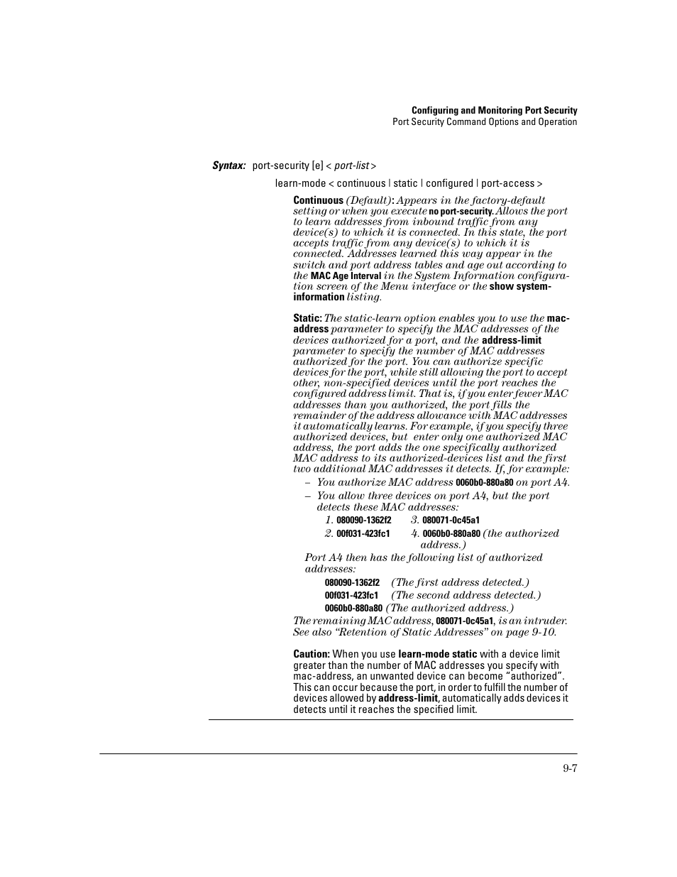 HP 2600 Series User Manual | Page 237 / 306