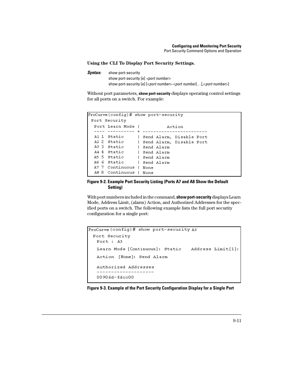 HP 2600 Series User Manual | Page 241 / 306