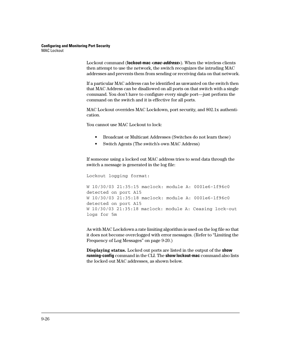 HP 2600 Series User Manual | Page 256 / 306