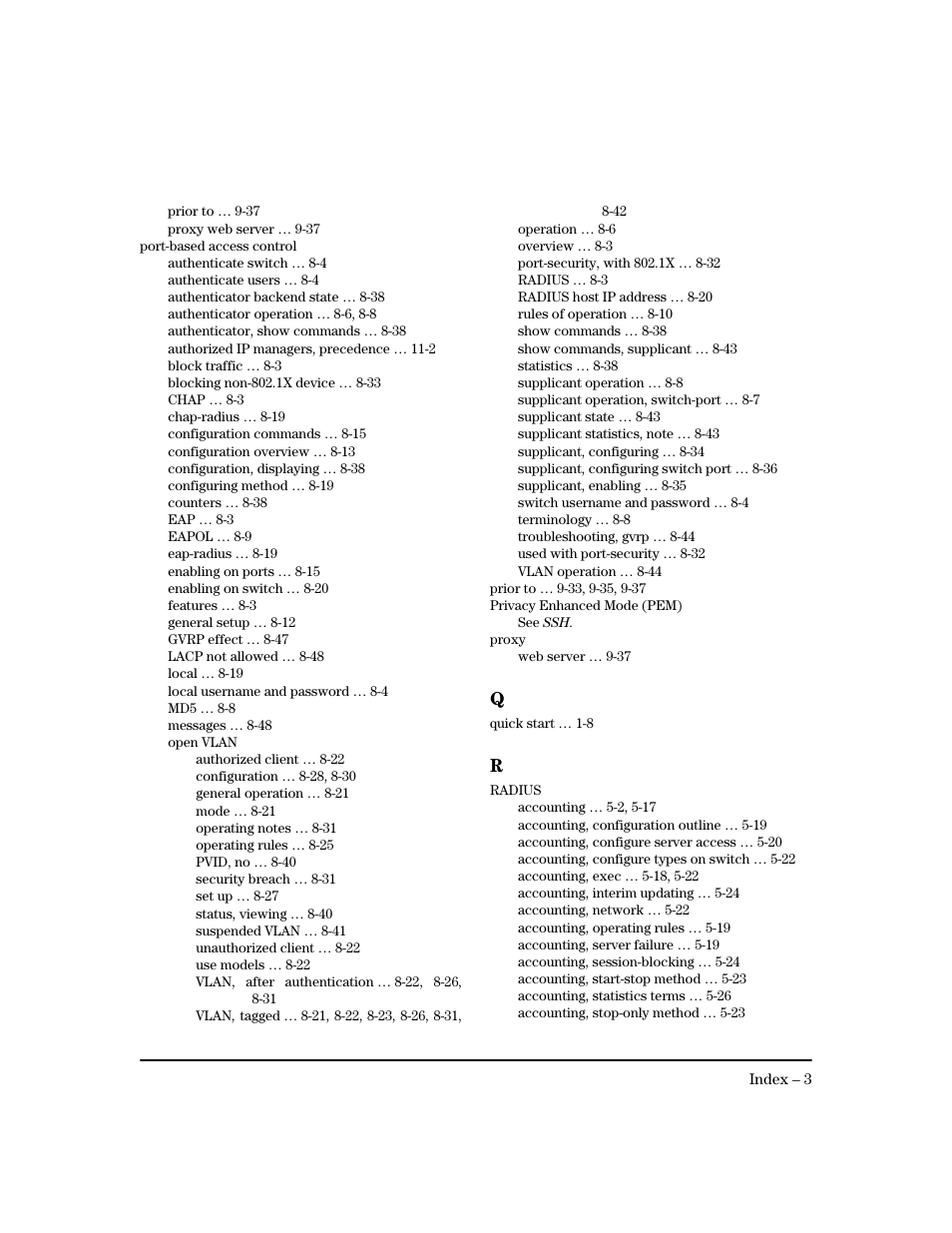 HP 2600 Series User Manual | Page 301 / 306