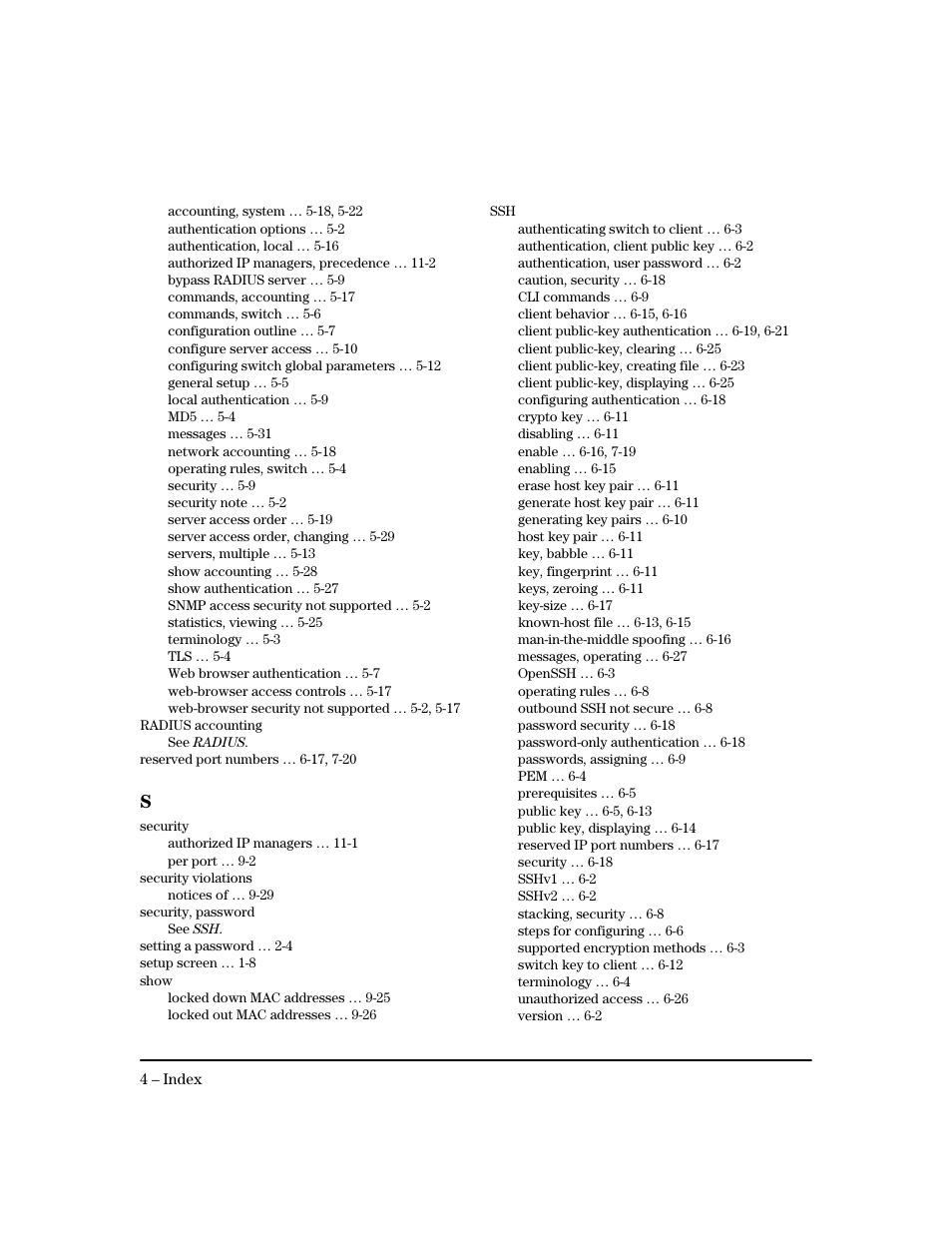 HP 2600 Series User Manual | Page 302 / 306