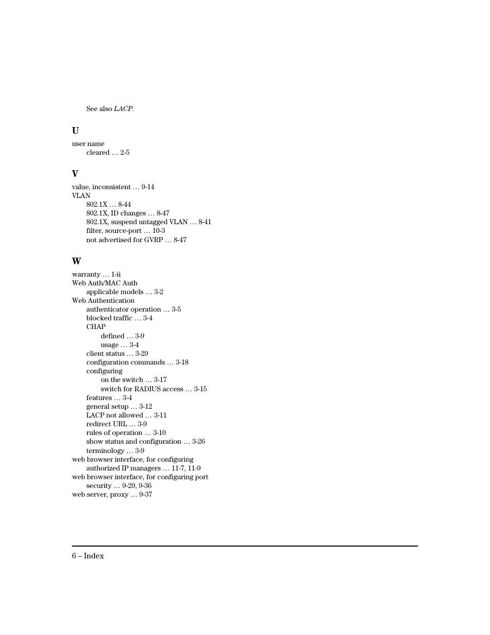 HP 2600 Series User Manual | Page 304 / 306