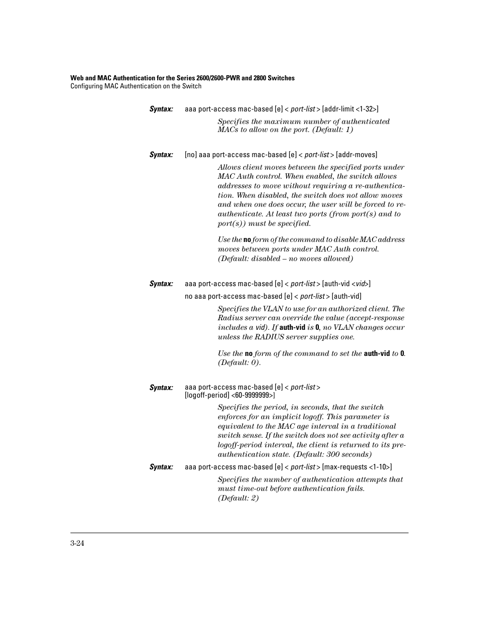 HP 2600 Series User Manual | Page 68 / 306