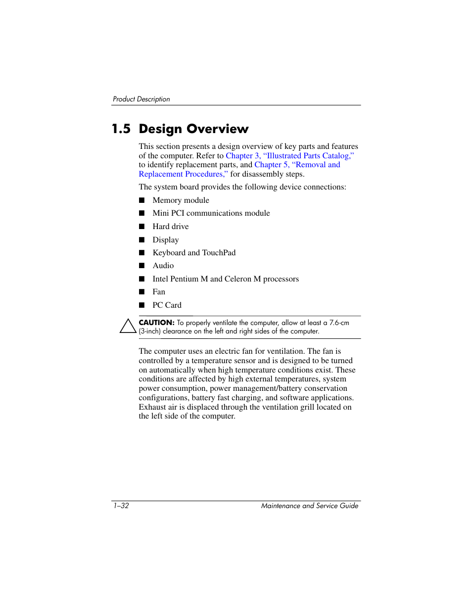 5 design overview, 5 design overview –32 | HP ze2300 User Manual | Page 38 / 239