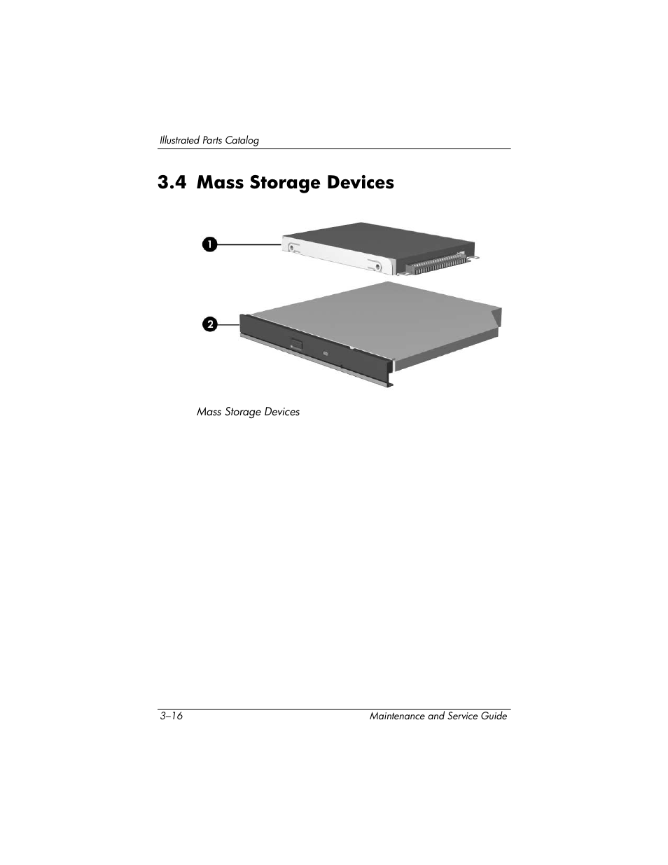4 mass storage devices, 4 mass storage devices –16 | HP ze2300 User Manual | Page 82 / 239
