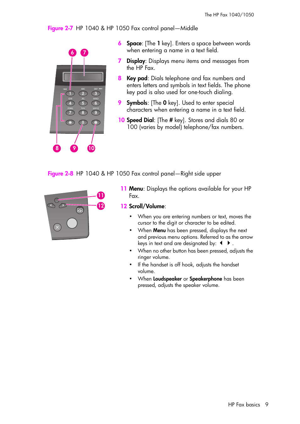 HP 1040 User Manual | Page 15 / 94