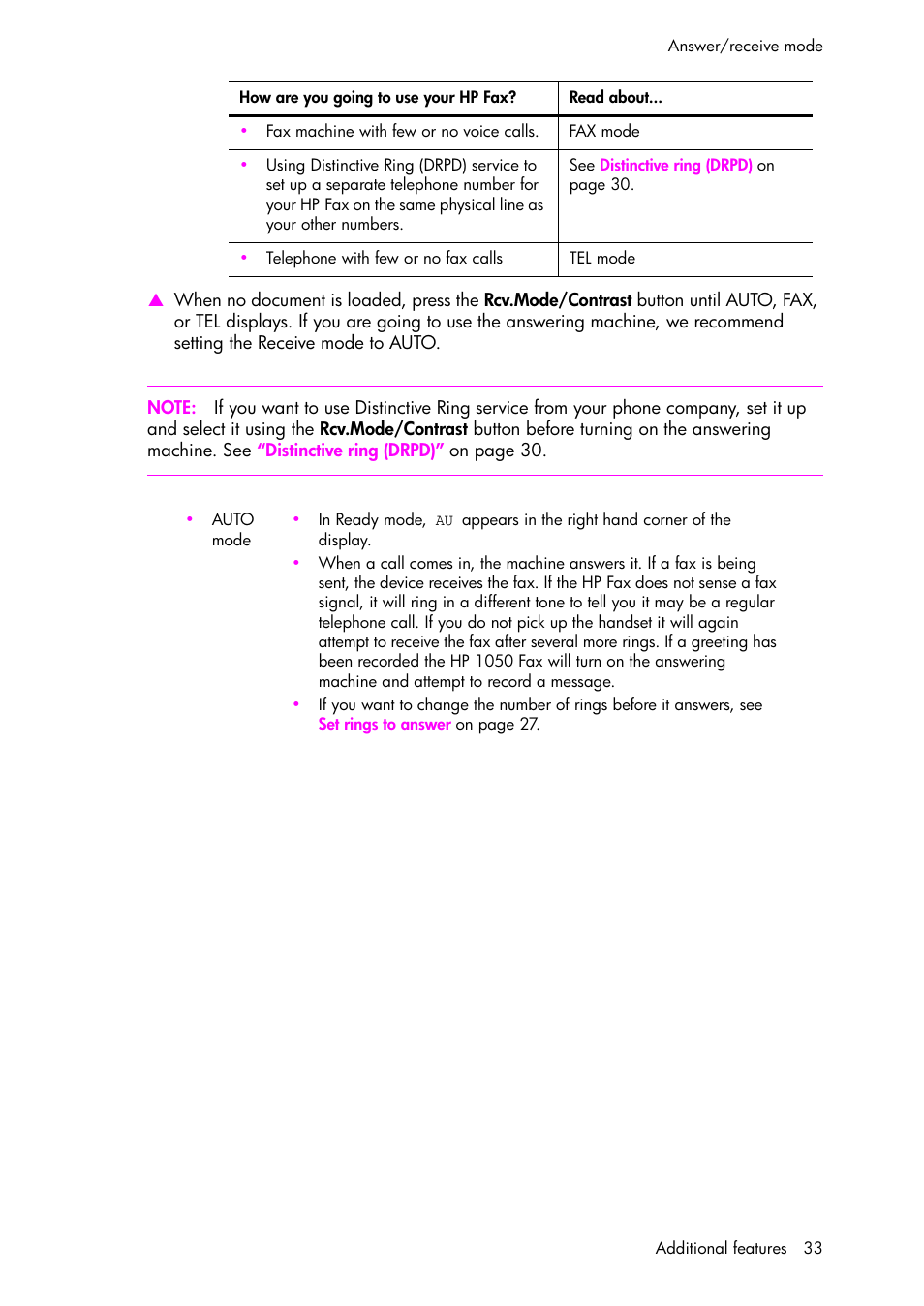 HP 1040 User Manual | Page 39 / 94