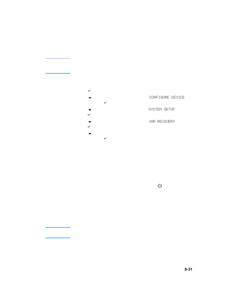 Maintaining the printheads, Cleaning the printheads, Maintaining the printheads -31 | Cleaning the printheads -31, Maintaining the, Printheads, Cleaning the | HP 3000dtn User Manual | Page 131 / 198