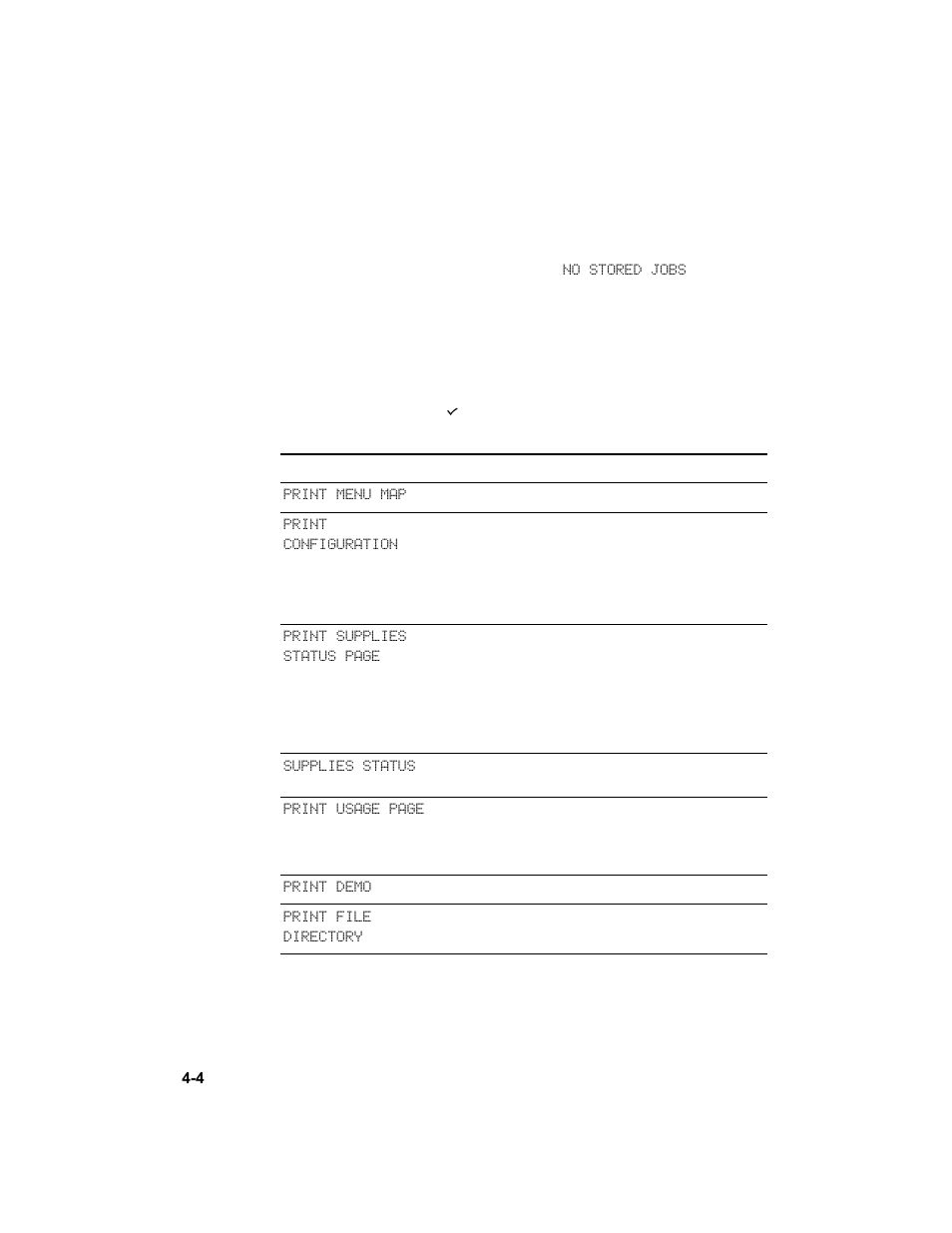 Retrieve job menu, Information menu, Retrieve job menu -4 information menu -4 | HP 3000dtn User Manual | Page 46 / 198