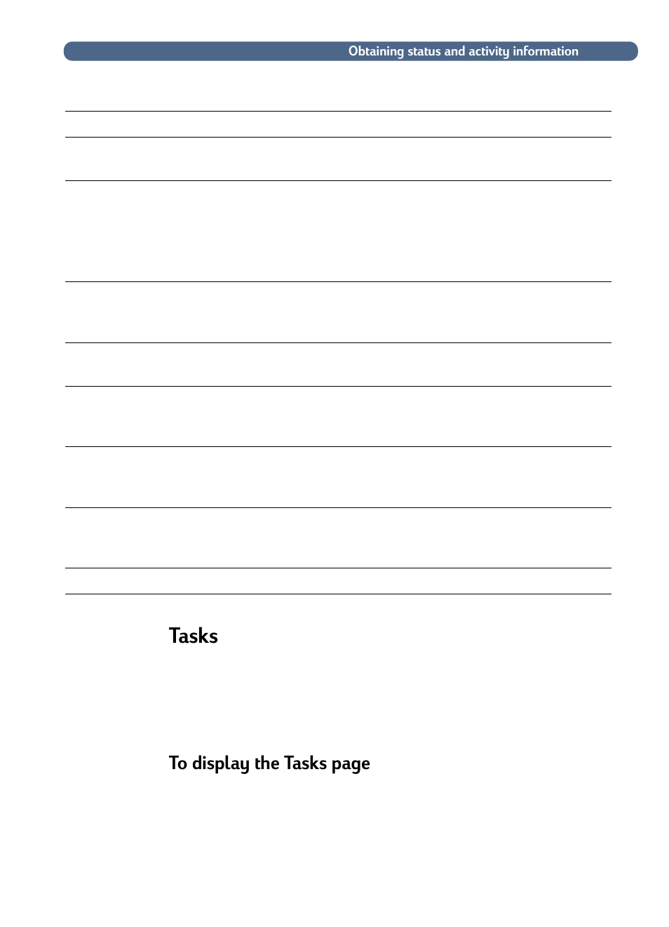 Tasks | HP 3100C User Manual | Page 36 / 88