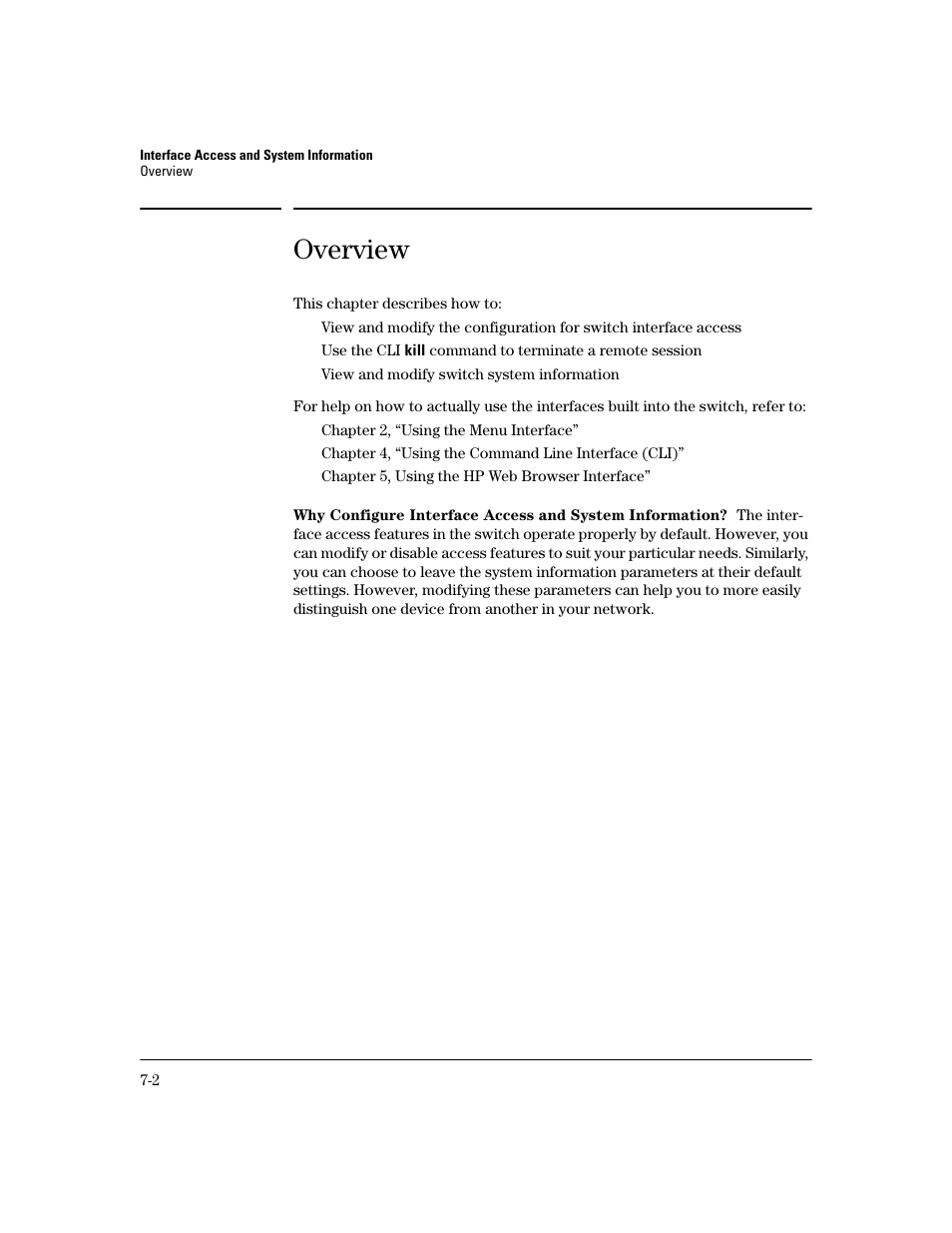 Overview, Overview -2 | HP 2600 User Manual | Page 110 / 418