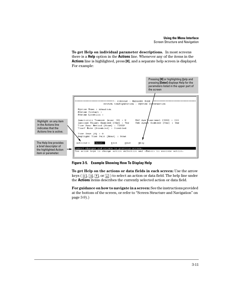 To get help on individual parameter descriptions | HP 2600 User Manual | Page 43 / 418