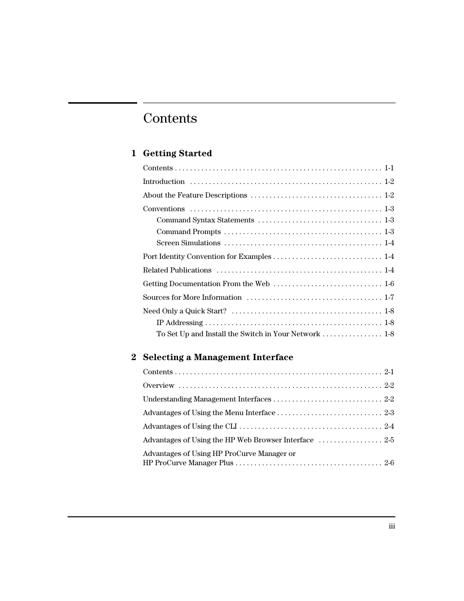 HP 2600 User Manual | Page 5 / 418