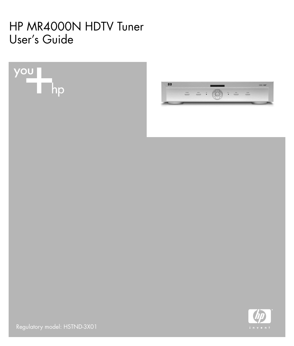 HP MR4000N User Manual | 36 pages