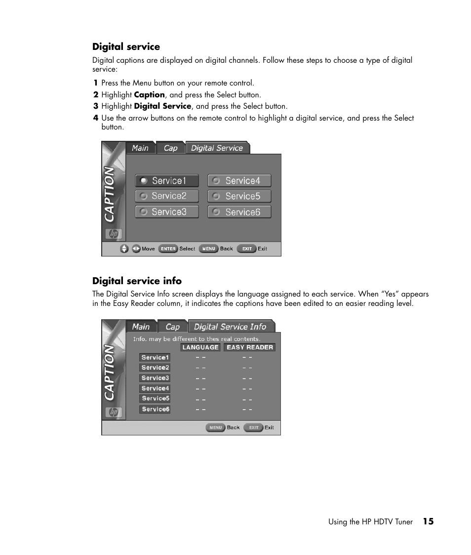 HP MR4000N User Manual | Page 23 / 36