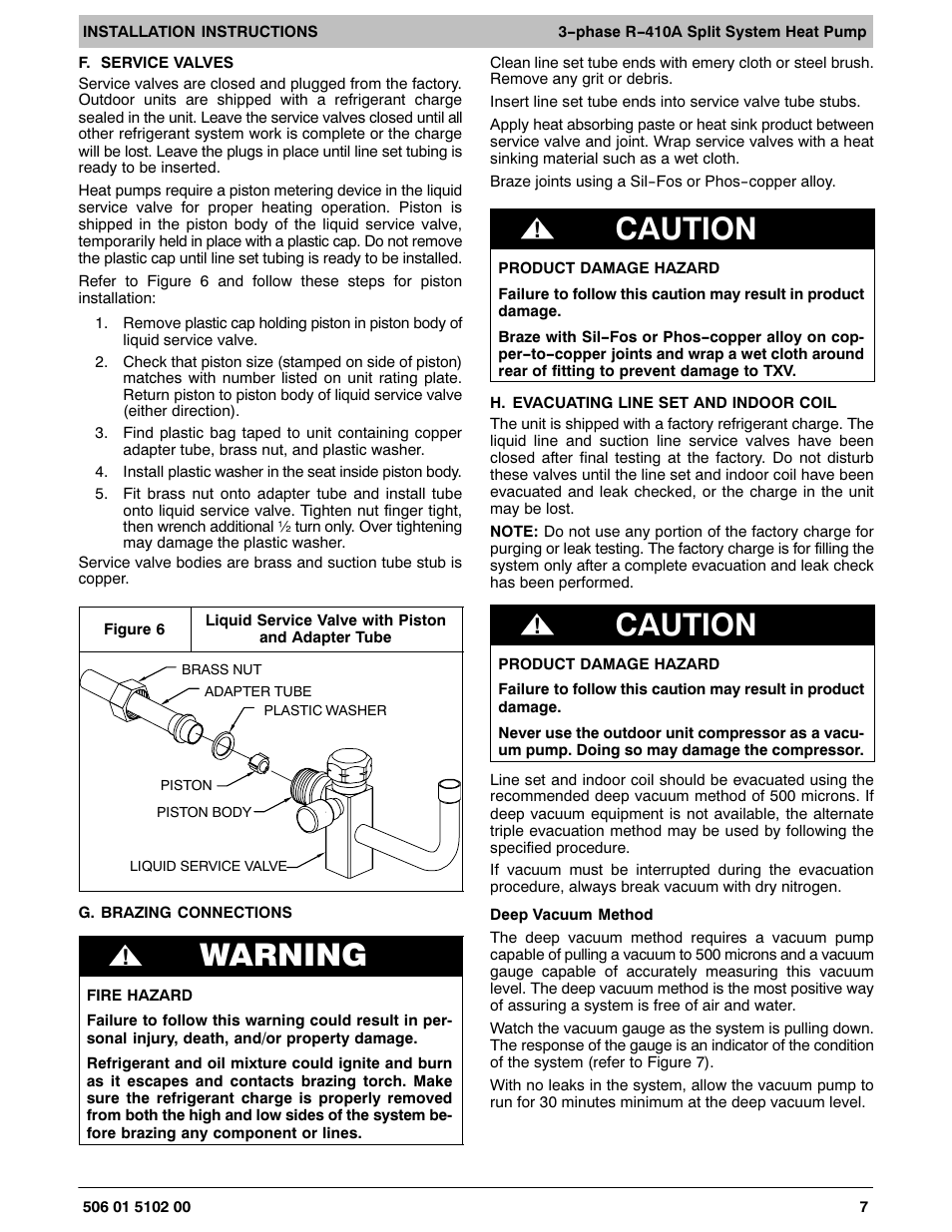 Warning, Caution | HP H4H3 User Manual | Page 7 / 16