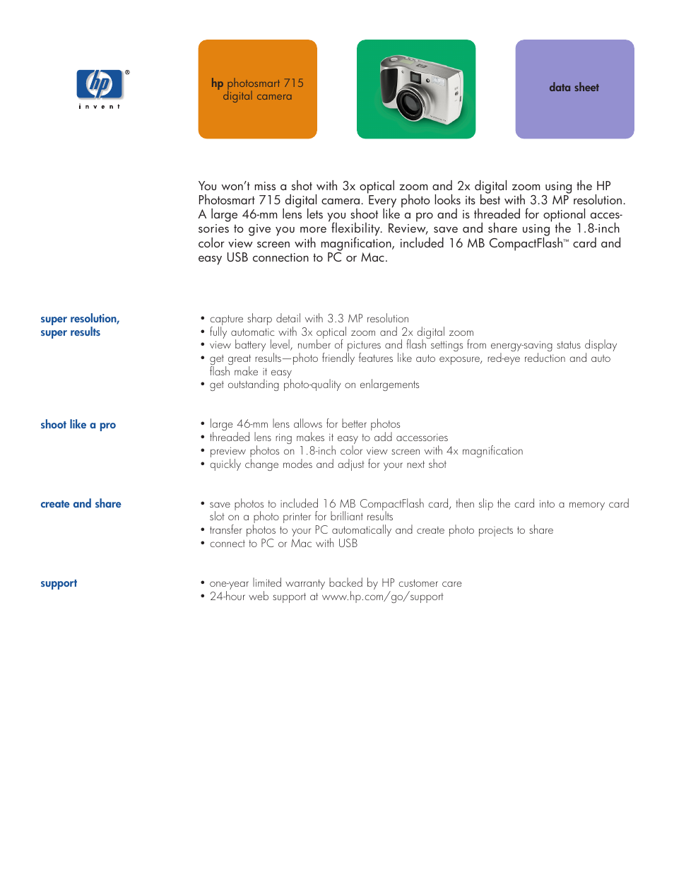 HP 715 User Manual | 2 pages
