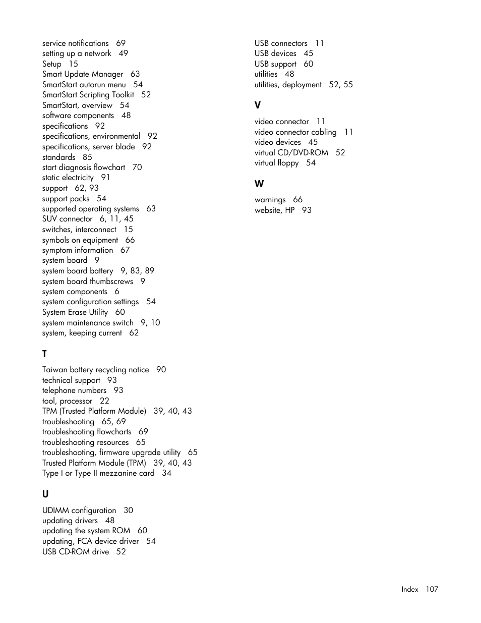 HP BL460C G6 User Manual | Page 107 / 107