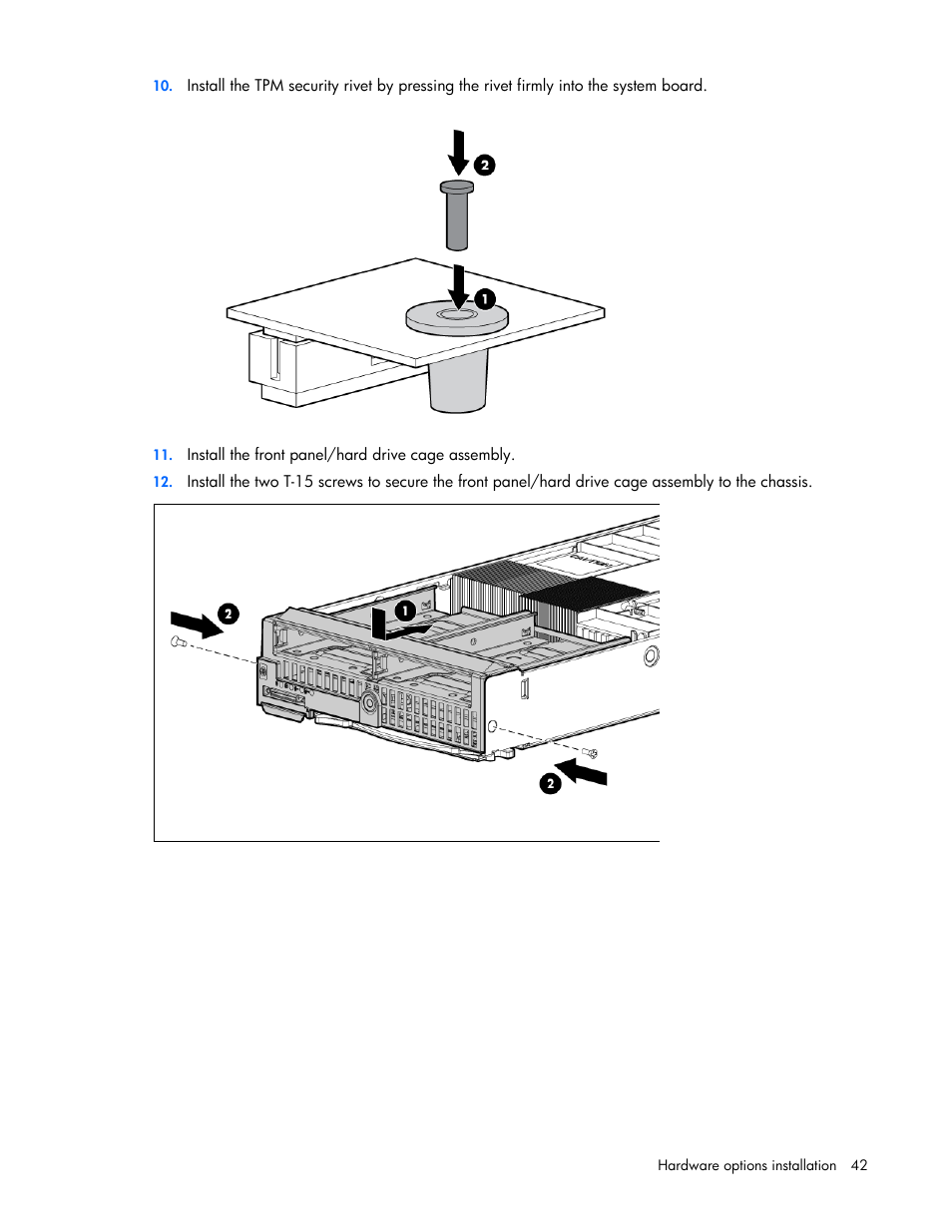 HP BL460C G6 User Manual | Page 42 / 107