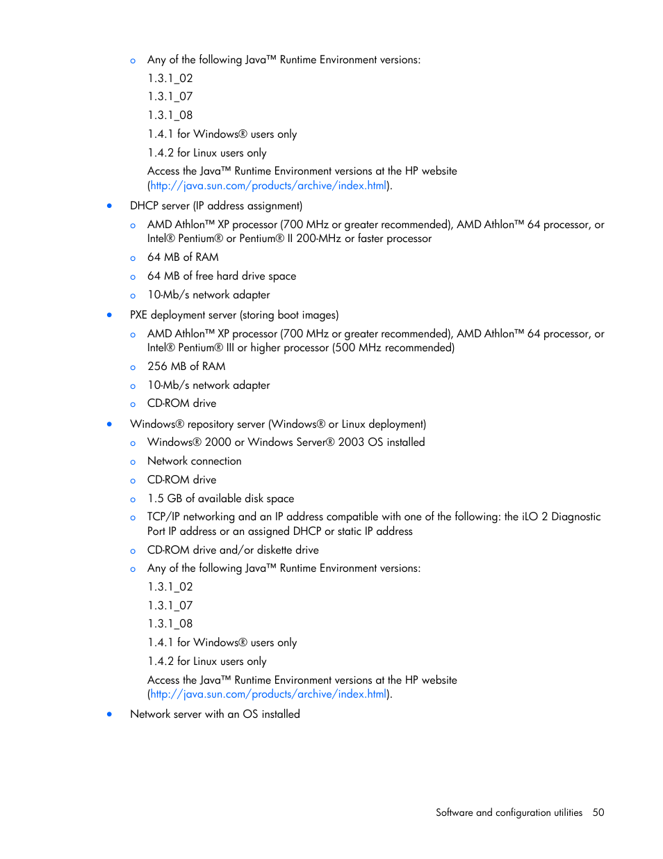 HP BL460C G6 User Manual | Page 50 / 107