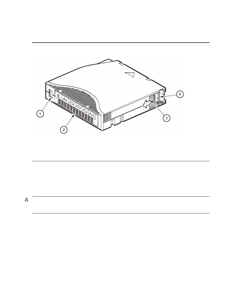 Ultrium cartridges, Apply cartridge labels, Valid labels | Figure 4-1, Ultrium cartridge components | HP SL500 (M852x) User Manual | Page 47 / 76