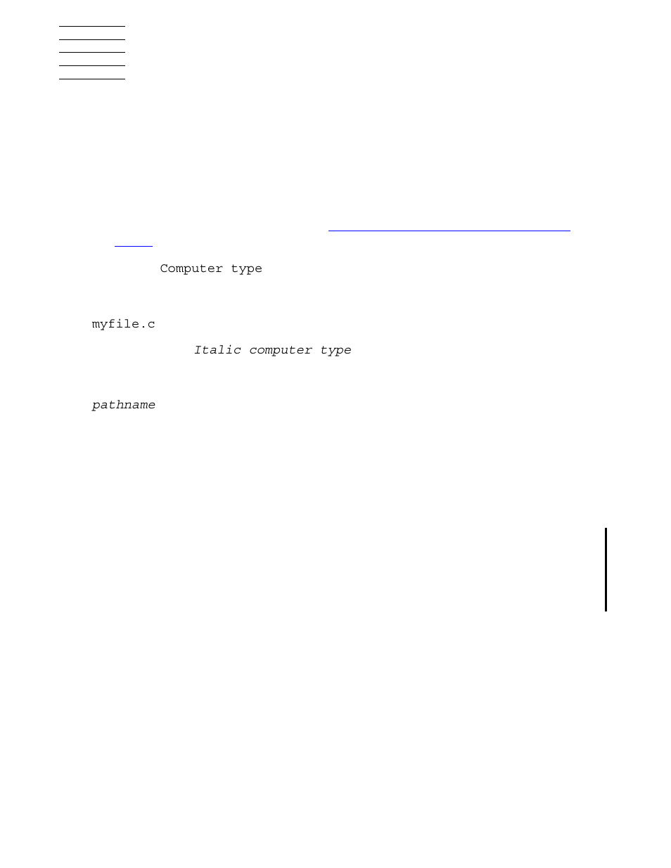 About this manual, Notation conventions, Hypertext links | Change bar notation | HP SL500 (M852x) User Manual | Page 9 / 76