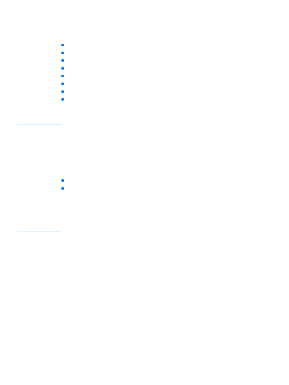 Tray2 (250sheet tray) paper sizes, Tray3 (500sheettray) paper sizes, Tray 2 (250-sheet tray) paper sizes | Tray 3 (500-sheet tray) paper sizes | HP 2300dn User Manual | Page 32 / 196