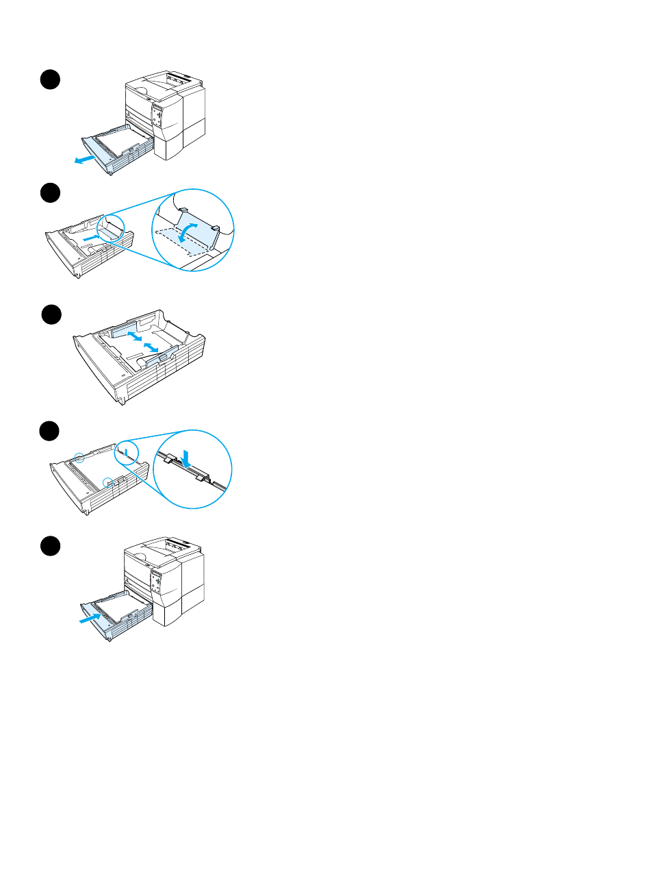 Loading tray3 (500sheettray), Loading tray 3 (500-sheet tray) | HP 2300dn User Manual | Page 36 / 196