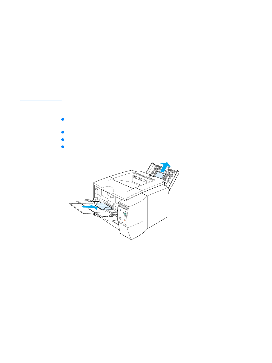 Printing on customsized media or cardstock, Printing on custom-sized media or cardstock, Printing on custom-sized media or cardstock” on | HP 2300dn User Manual | Page 43 / 196