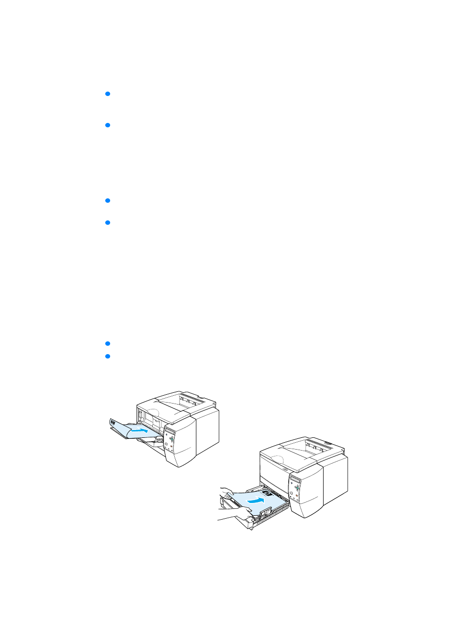 Printing on both sides (duplexing), Guidelines for printing on both sides, Paper orientation for printing on both sides | HP 2300dn User Manual | Page 45 / 196