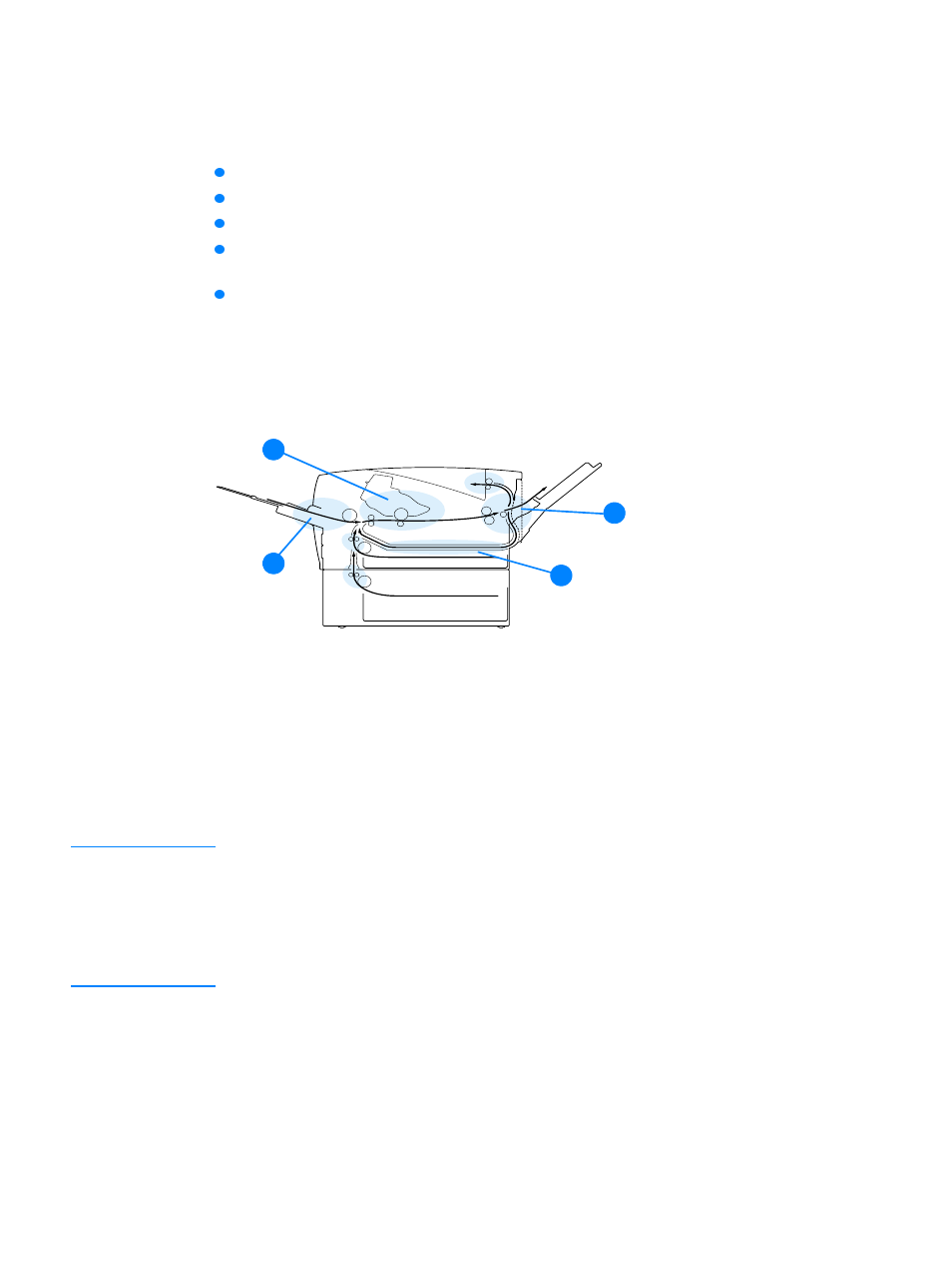 Clearing jams, Typical jam locations, Clearing | HP 2300dn User Manual | Page 99 / 196