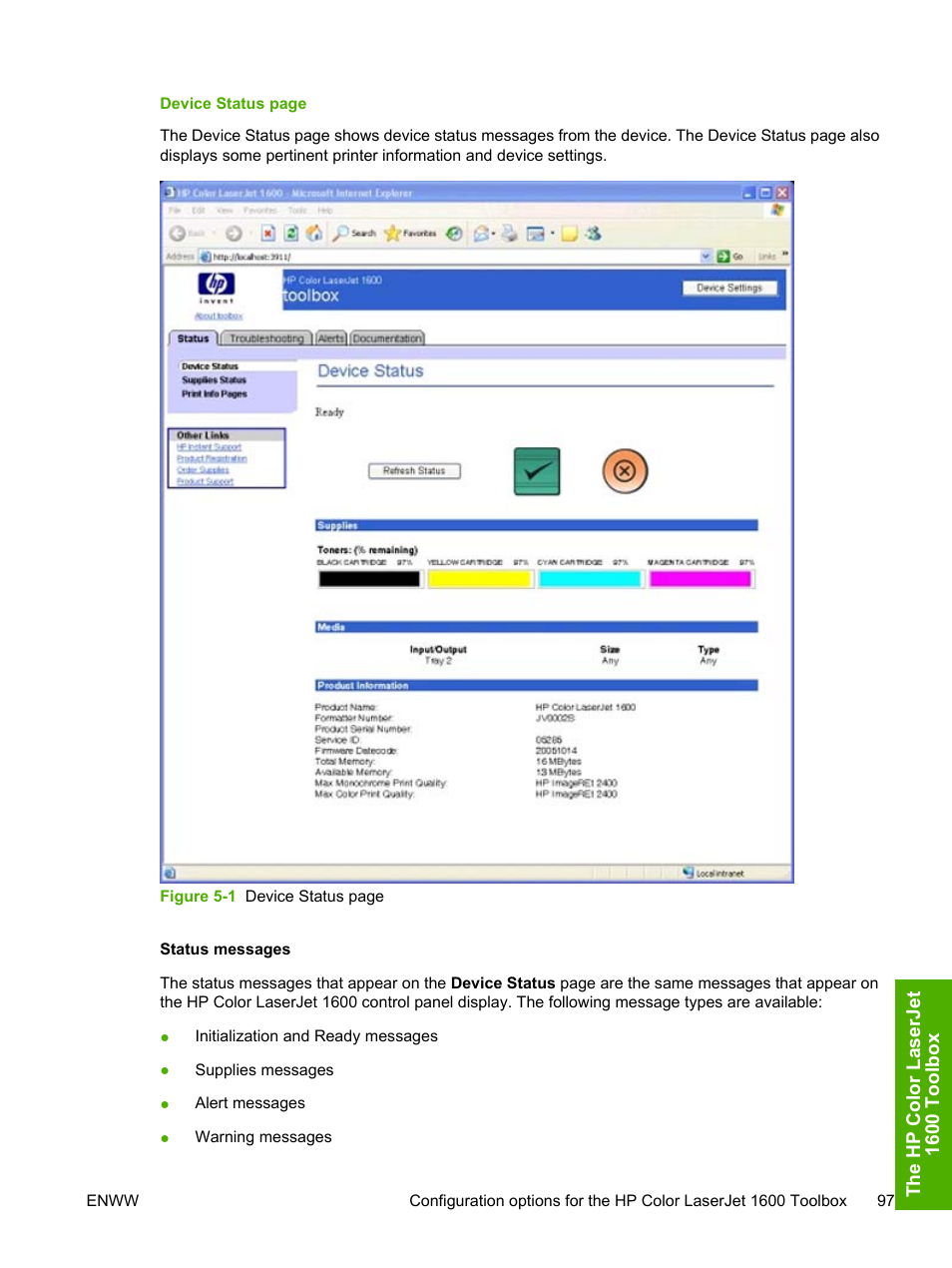 HP 1600 User Manual | Page 111 / 184
