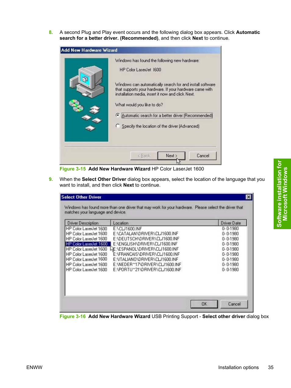 HP 1600 User Manual | Page 49 / 184