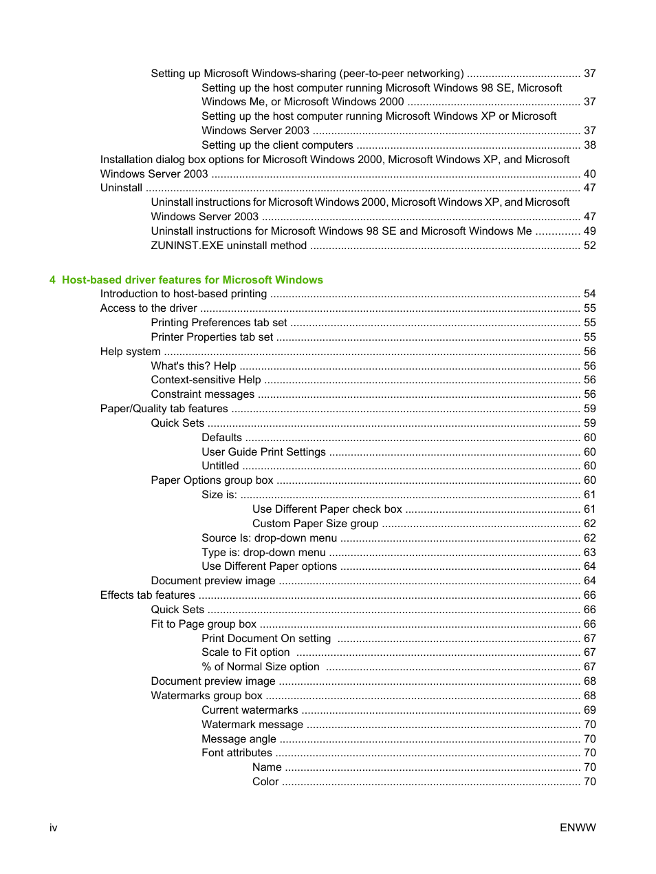 HP 1600 User Manual | Page 6 / 184