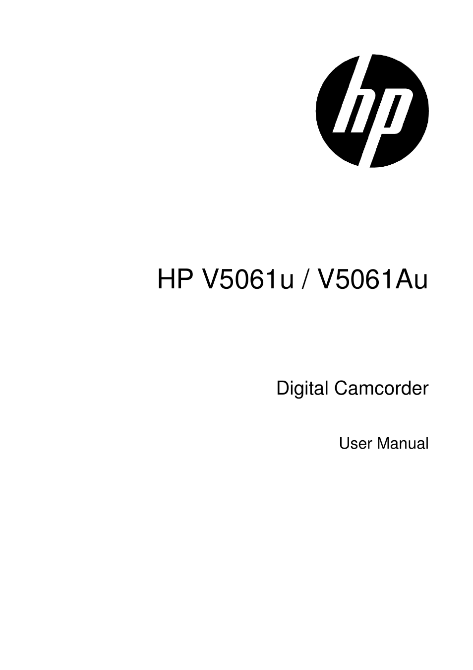 HP V506AU User Manual | 99 pages