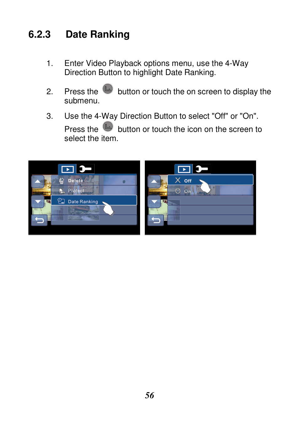 Date ranking | HP V506AU User Manual | Page 57 / 99