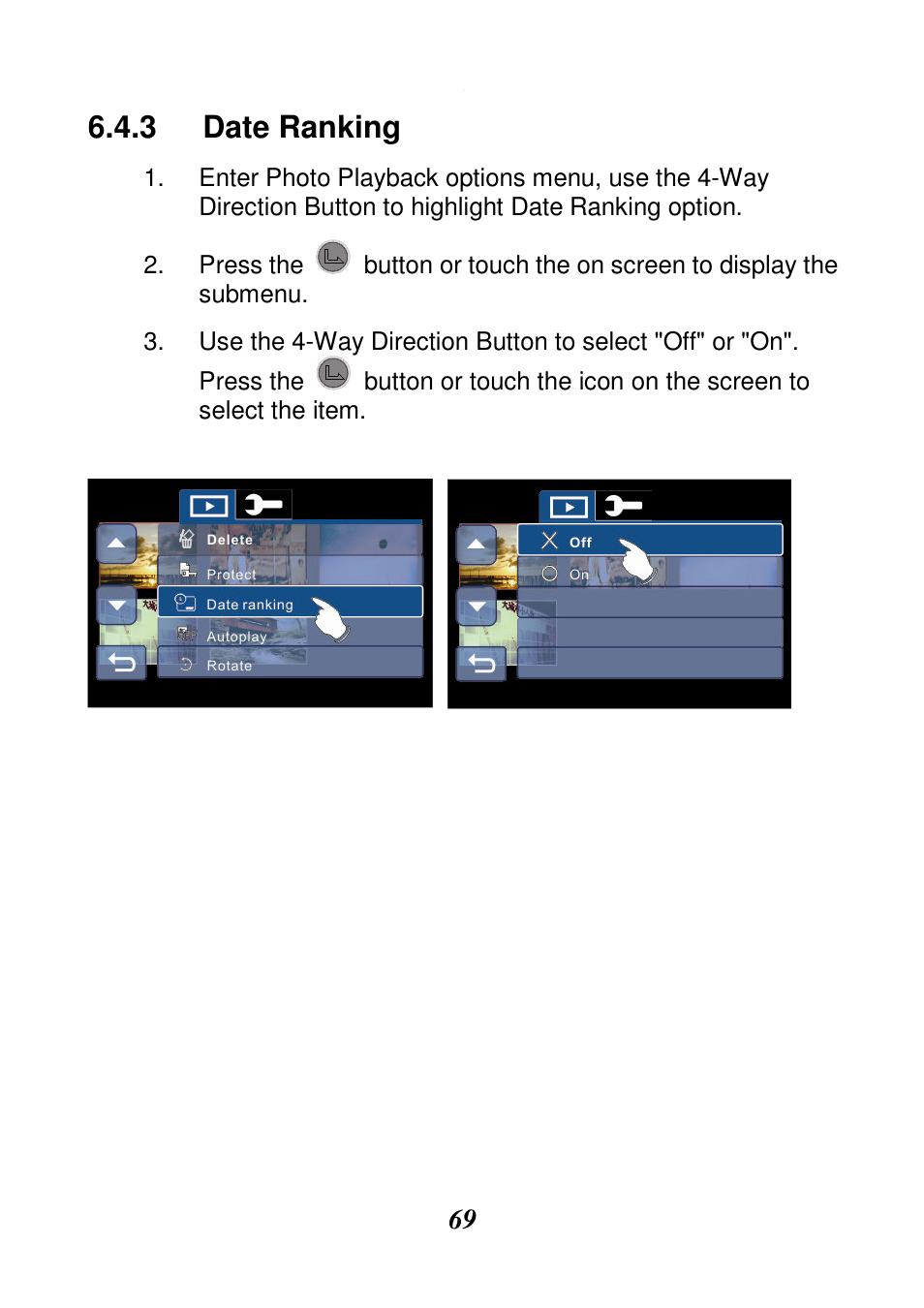 3 date ranking | HP V506AU User Manual | Page 70 / 99