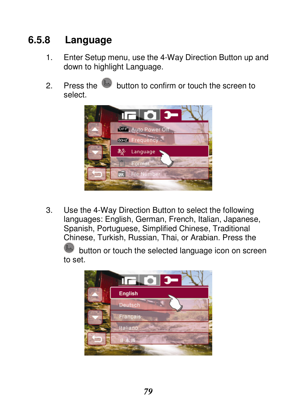 Language | HP V506AU User Manual | Page 80 / 99