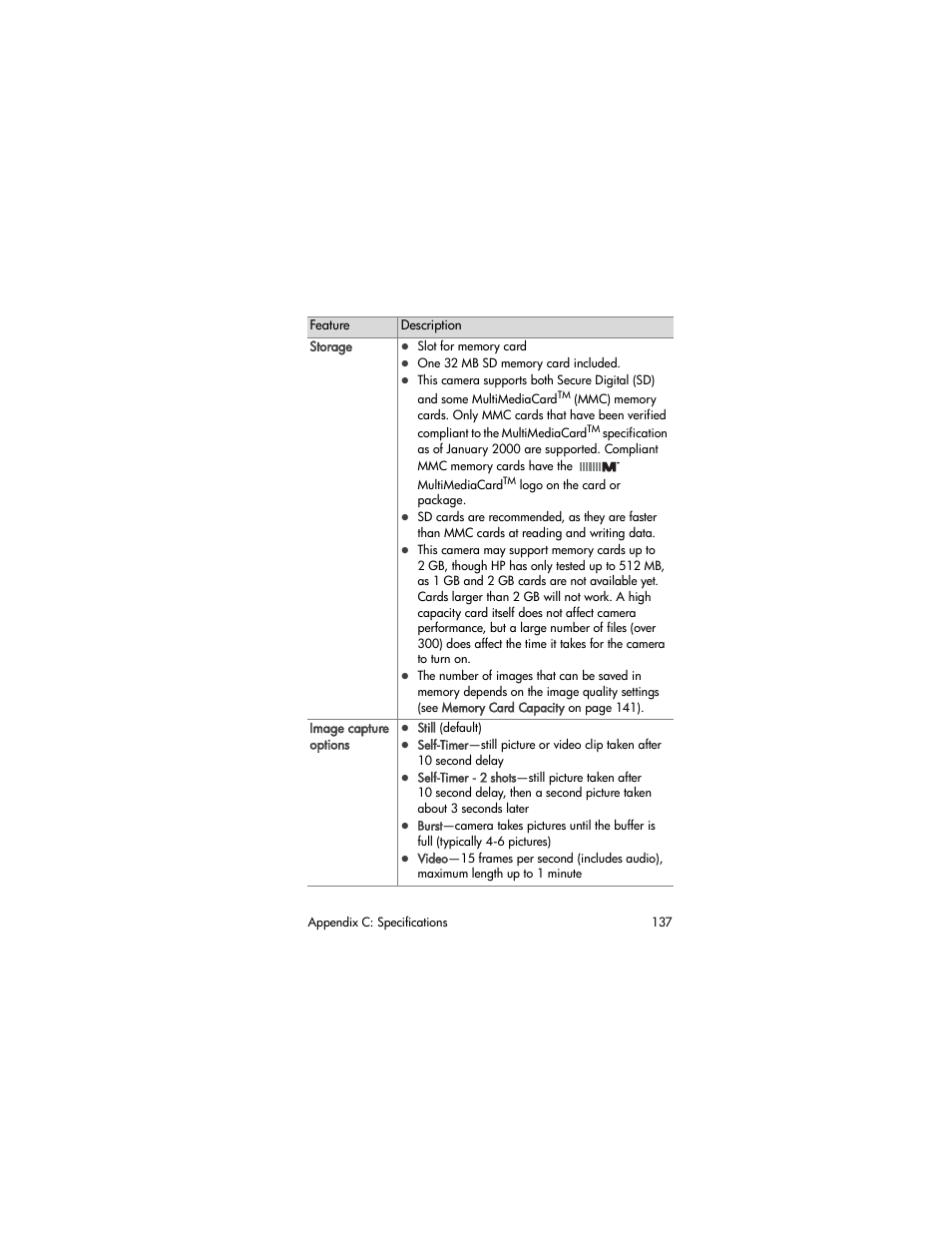 HP PhotoSmart 945 User Manual | Page 137 / 150