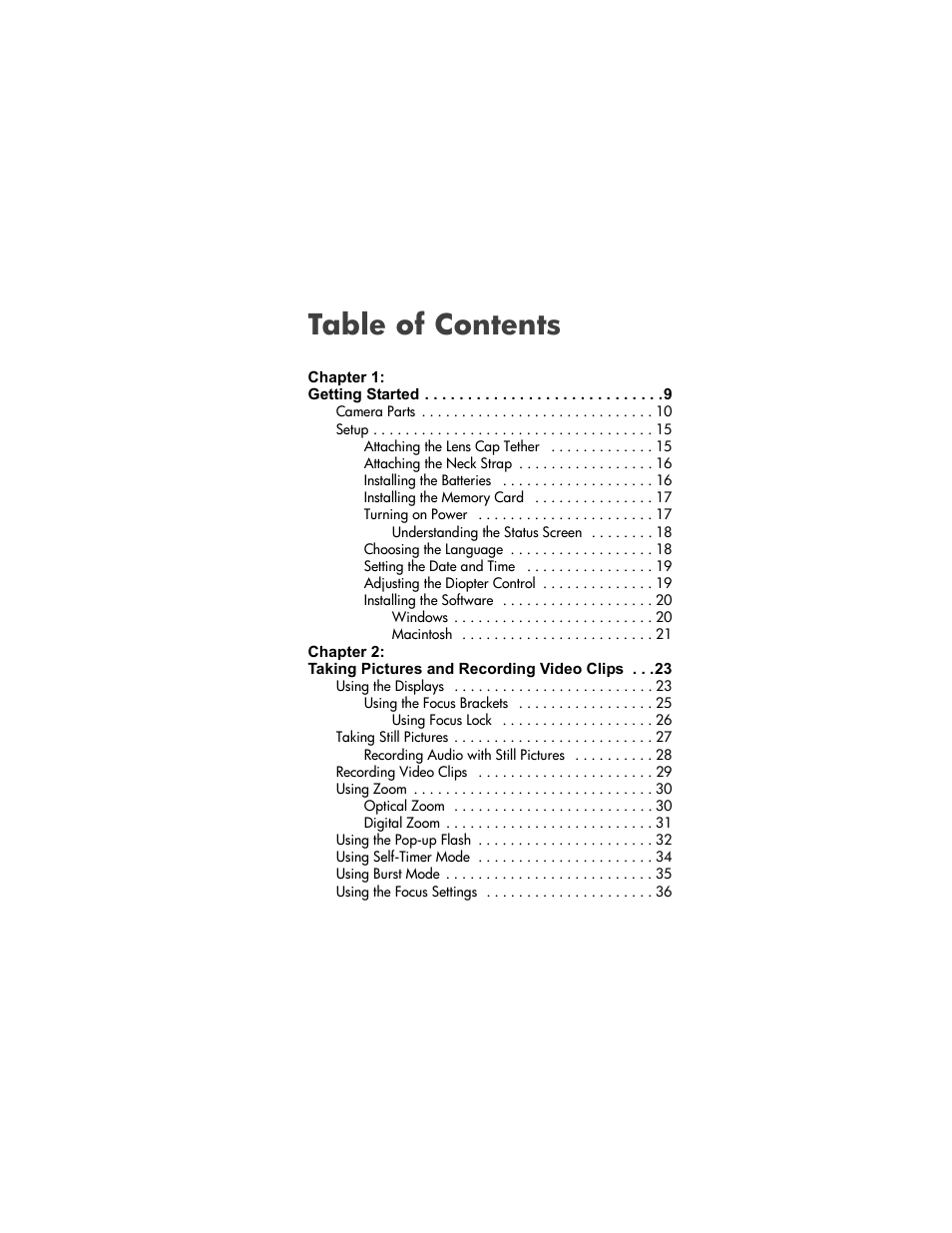 HP PhotoSmart 945 User Manual | Page 5 / 150
