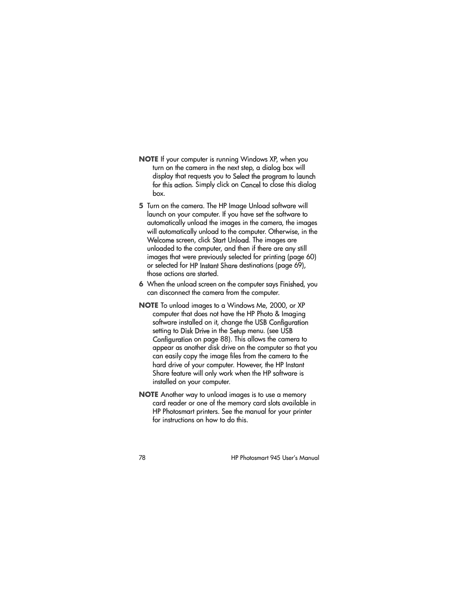 HP PhotoSmart 945 User Manual | Page 78 / 150