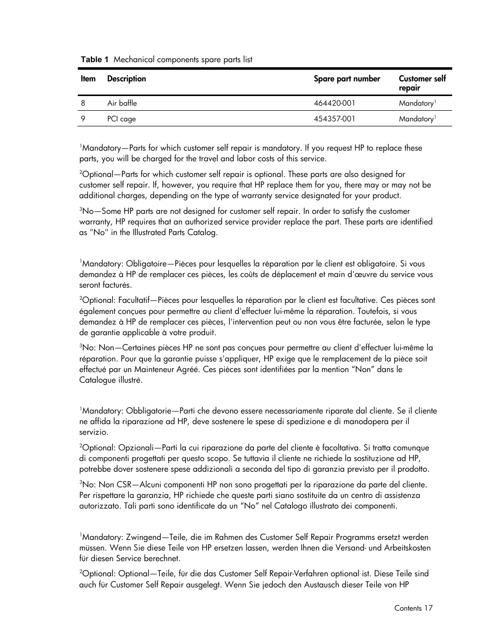 HP DL185 User Manual | Page 17 / 103